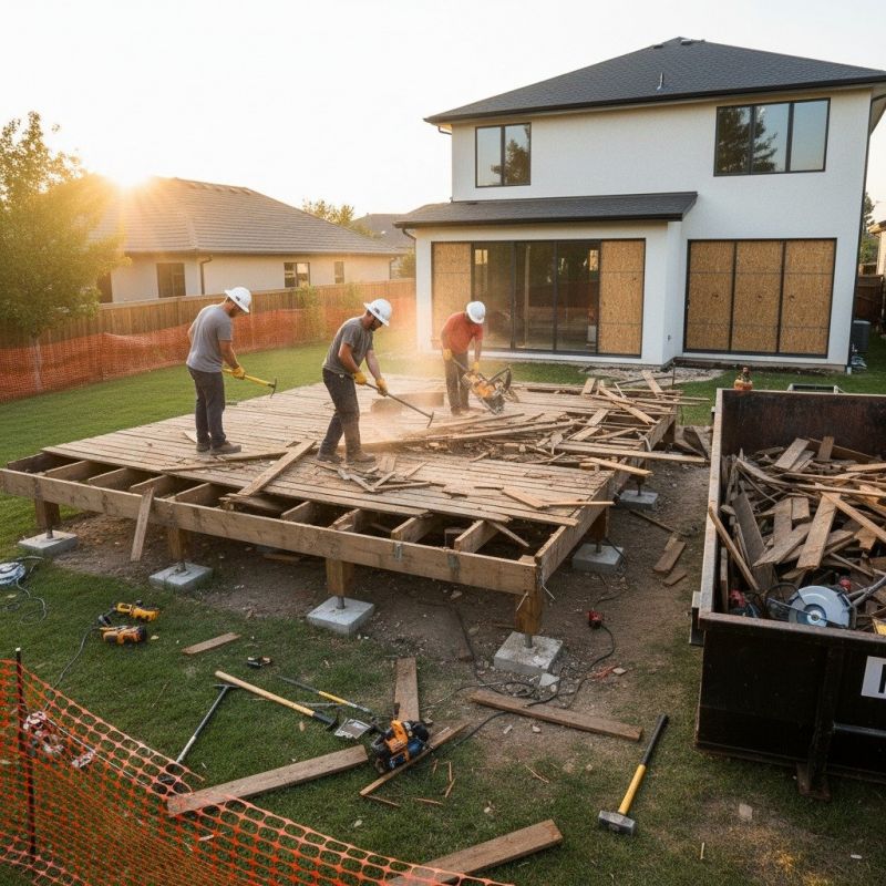Old Housing Demolition